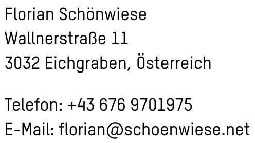Datenschutz Adresse